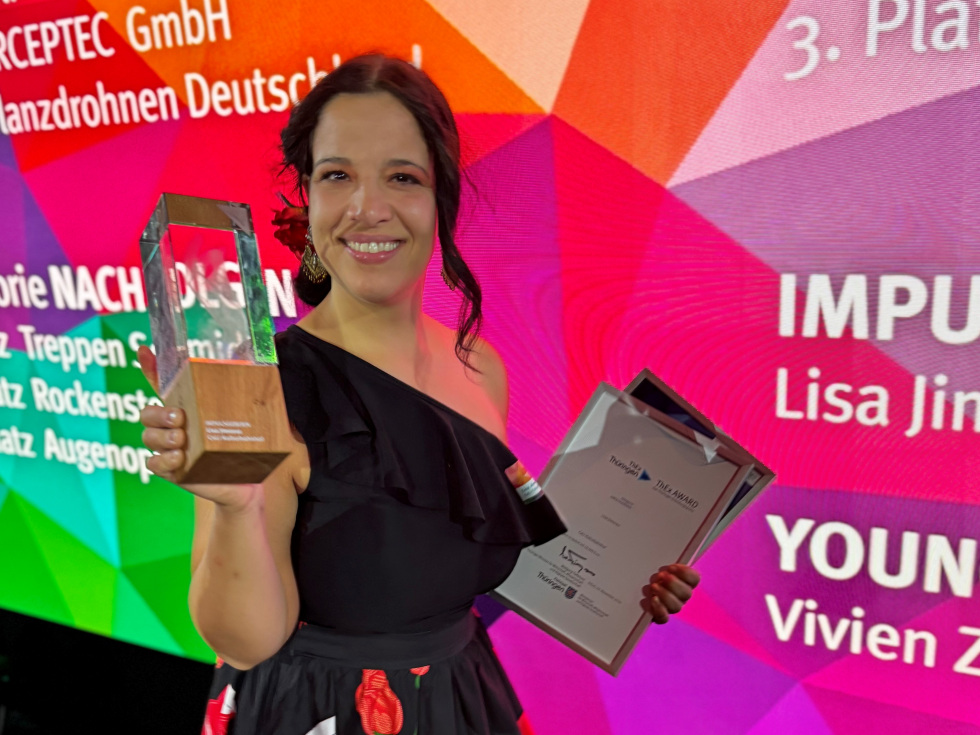 CaLi Kulturbahnhof-Inhaberin Lisa Jimenez gewinnt den ThEx-Award in der Kategorie 