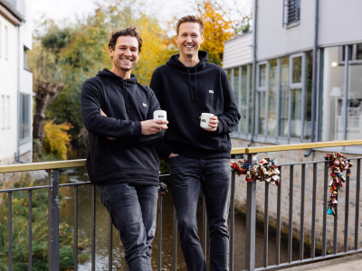 Andreas Kühn und Marcus Intek starteten 2020 mit dem Start-up „The Good Caf GmbH“.
