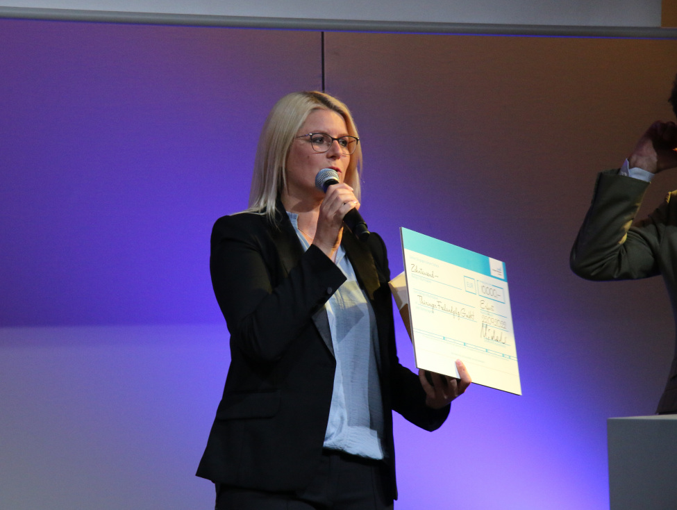 Anja Kolbe-Nelde ist die Preisträgerin des Innovationspreises 2022